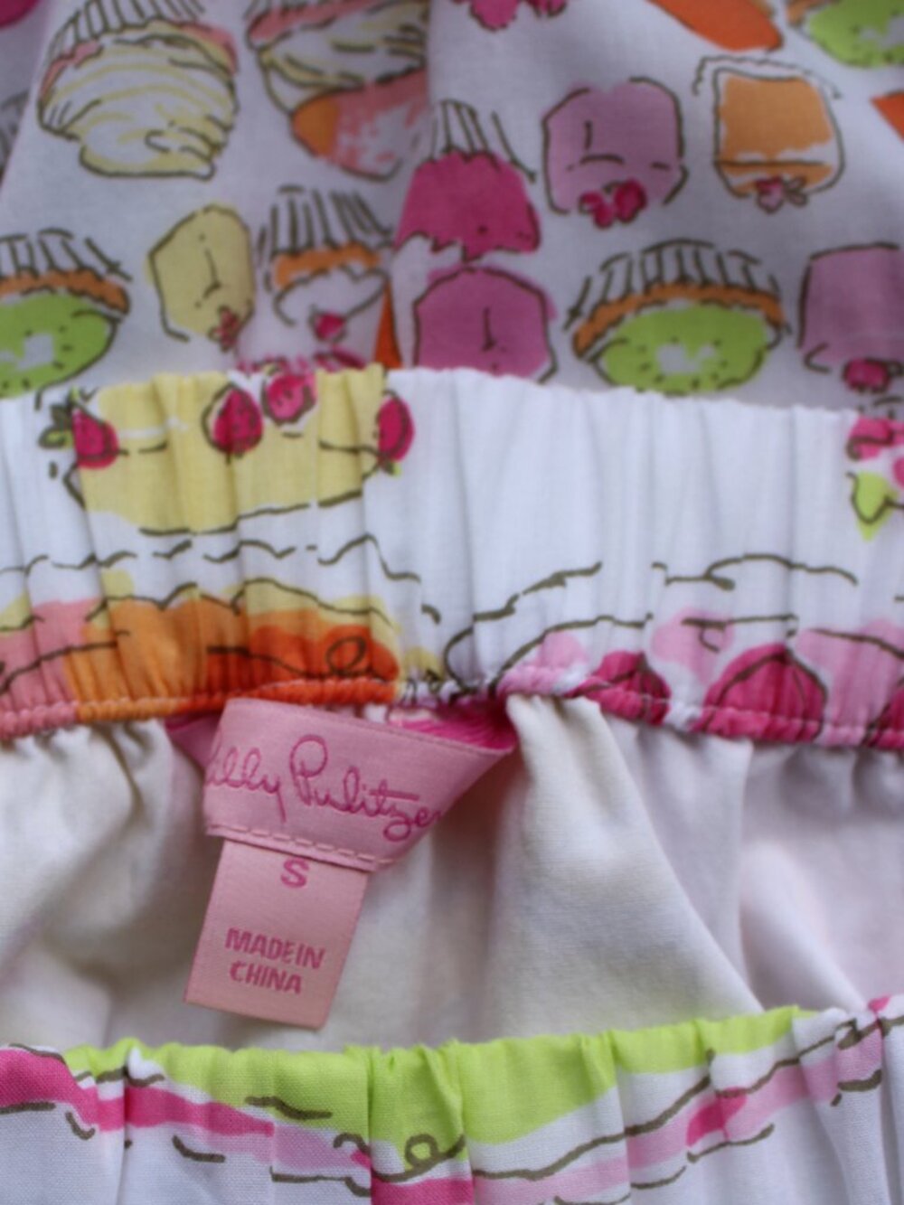 Lilly Pulitzer let them eat cake Cissy mini dress skirt rare S - Picture 10 of 10